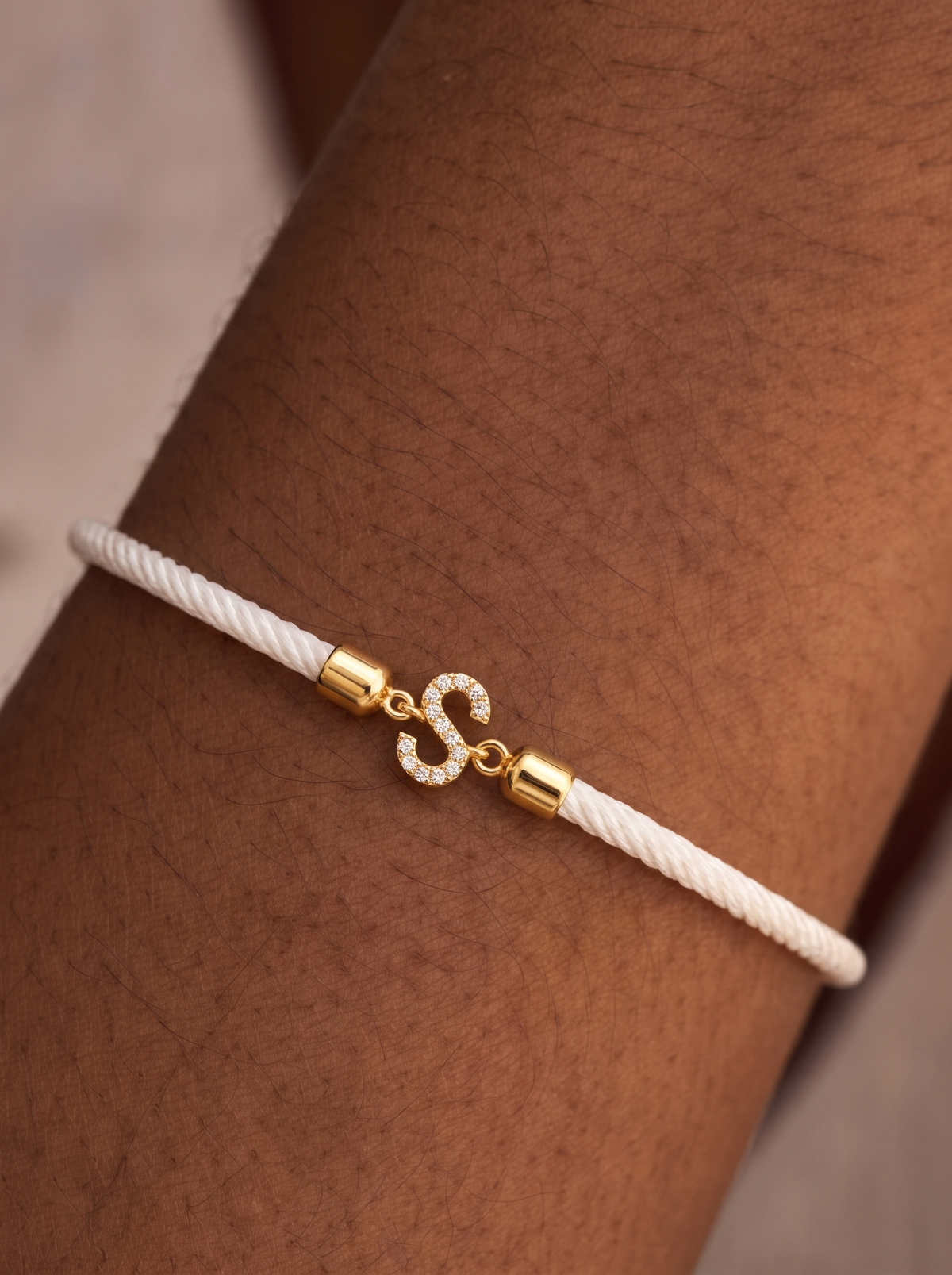 Sabine Women's Cord Bracelet, Adjustable Pull Tie