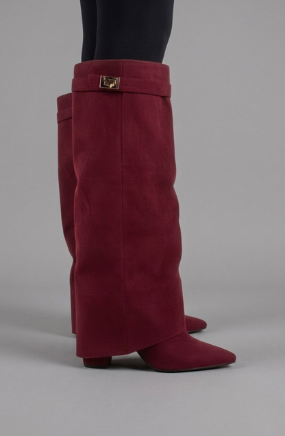 Isadora Suede Knee Boots