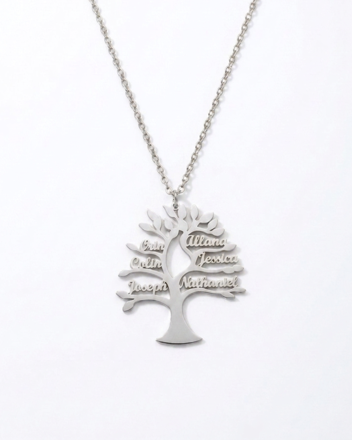 Adriana Women's Custom Mothers Necklace, Family Tree Necklace