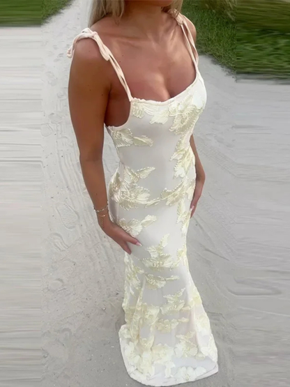 Isabelle Floral Sequin Maxi Dress