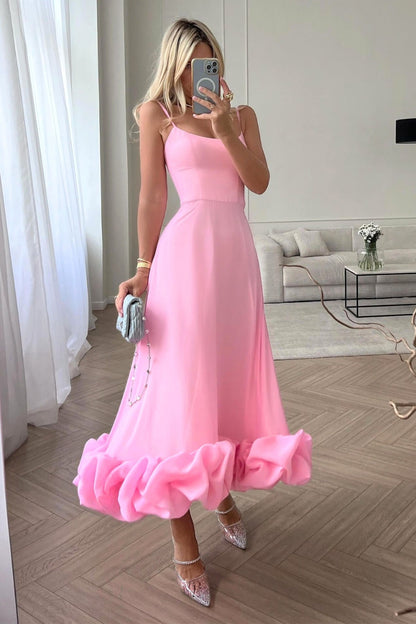 Rosie Ruffle Hem Maxi Dress