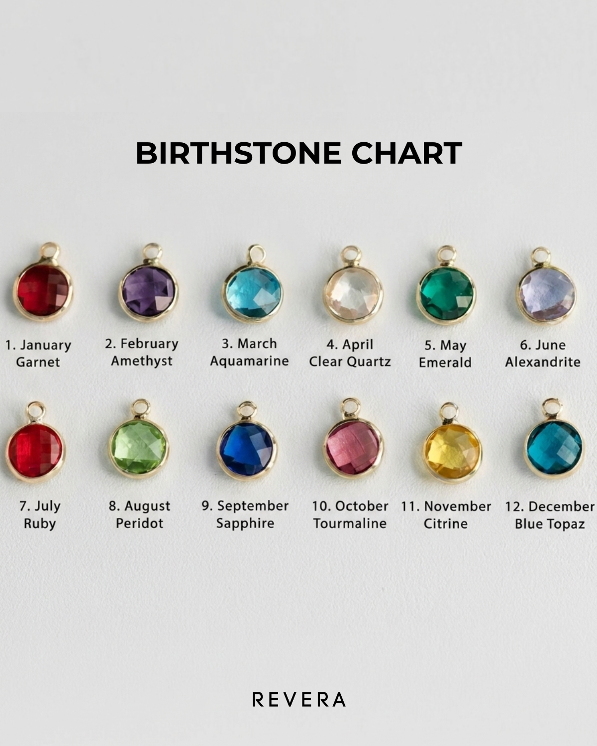 Fabienne Women's Custom Birth Flower Necklace, Gold Name Necklace