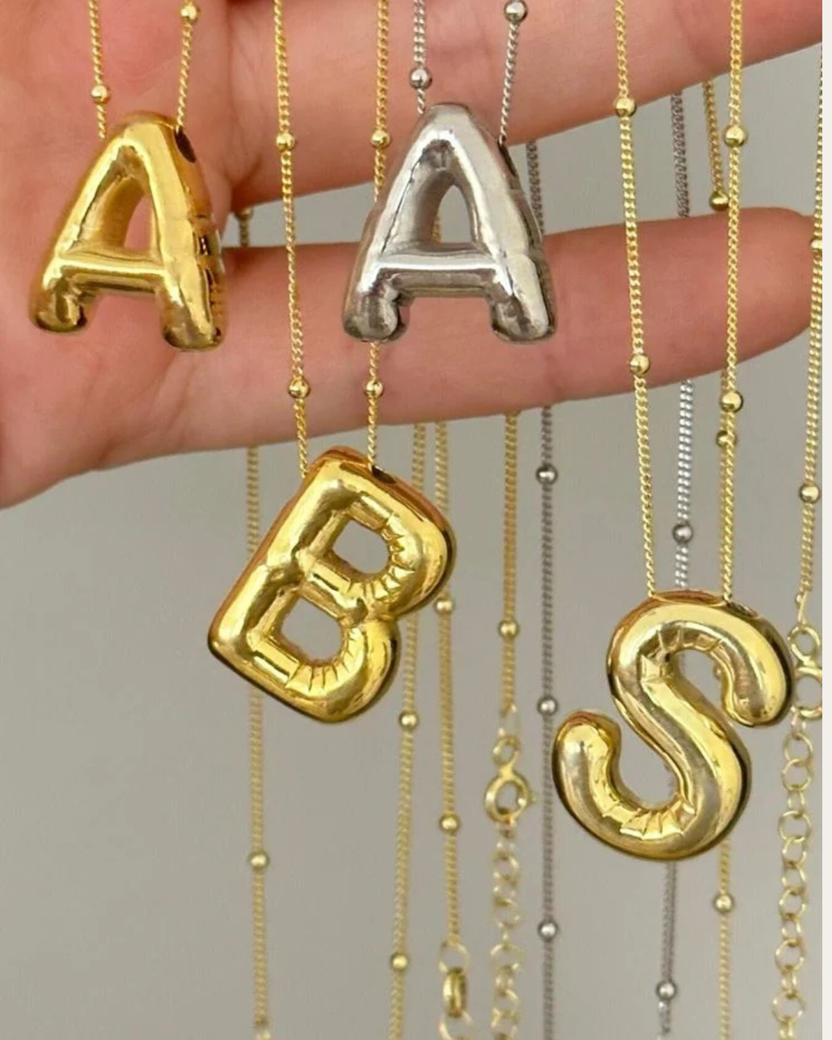 Bettina Women's Custom Initial Necklace