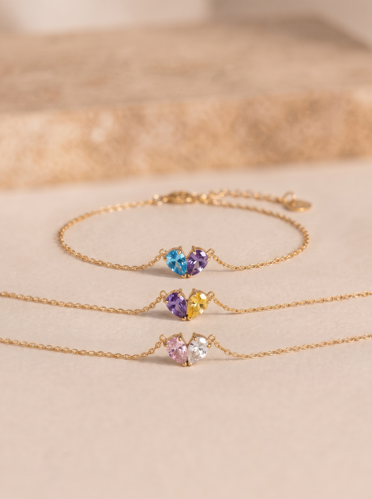 Francesca Women's Custom Birthstone Bracelet