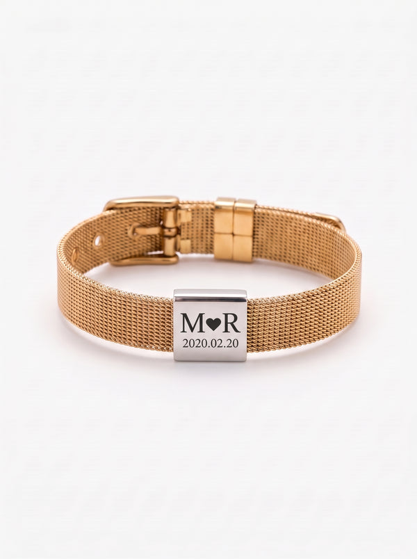 Penelope Unisex Custom Love Promise Bracelet