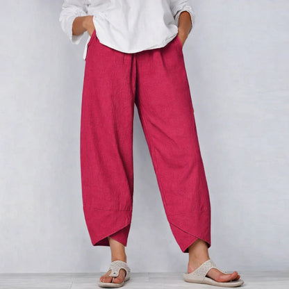 Kaorina Wide Leg Casual Summer Trousers