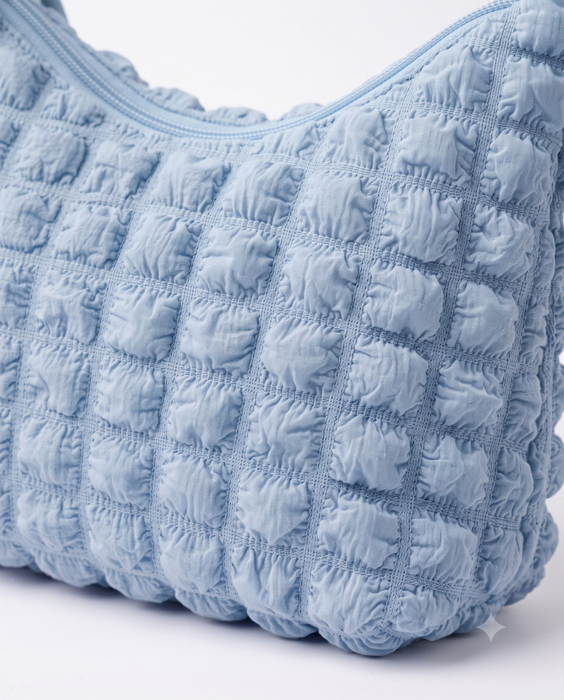 Marguerite Quilted Shoulder Bag - Blue