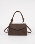 Elsbeth Top Handle Shoulder Bag - Coffee