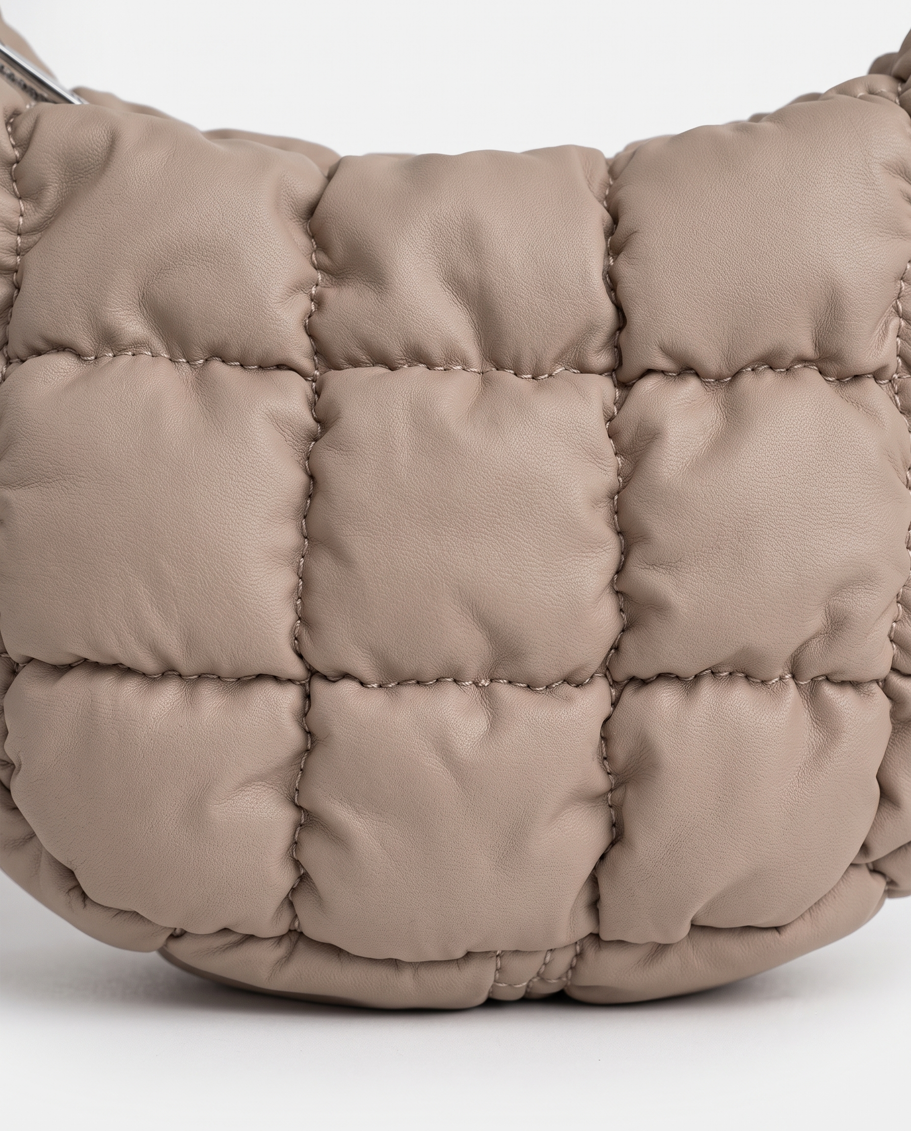 Augusta Quilted Shoulder Bag - Khaki