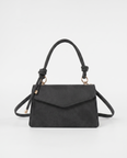 Elsbeth Top Handle Shoulder Bag - Black