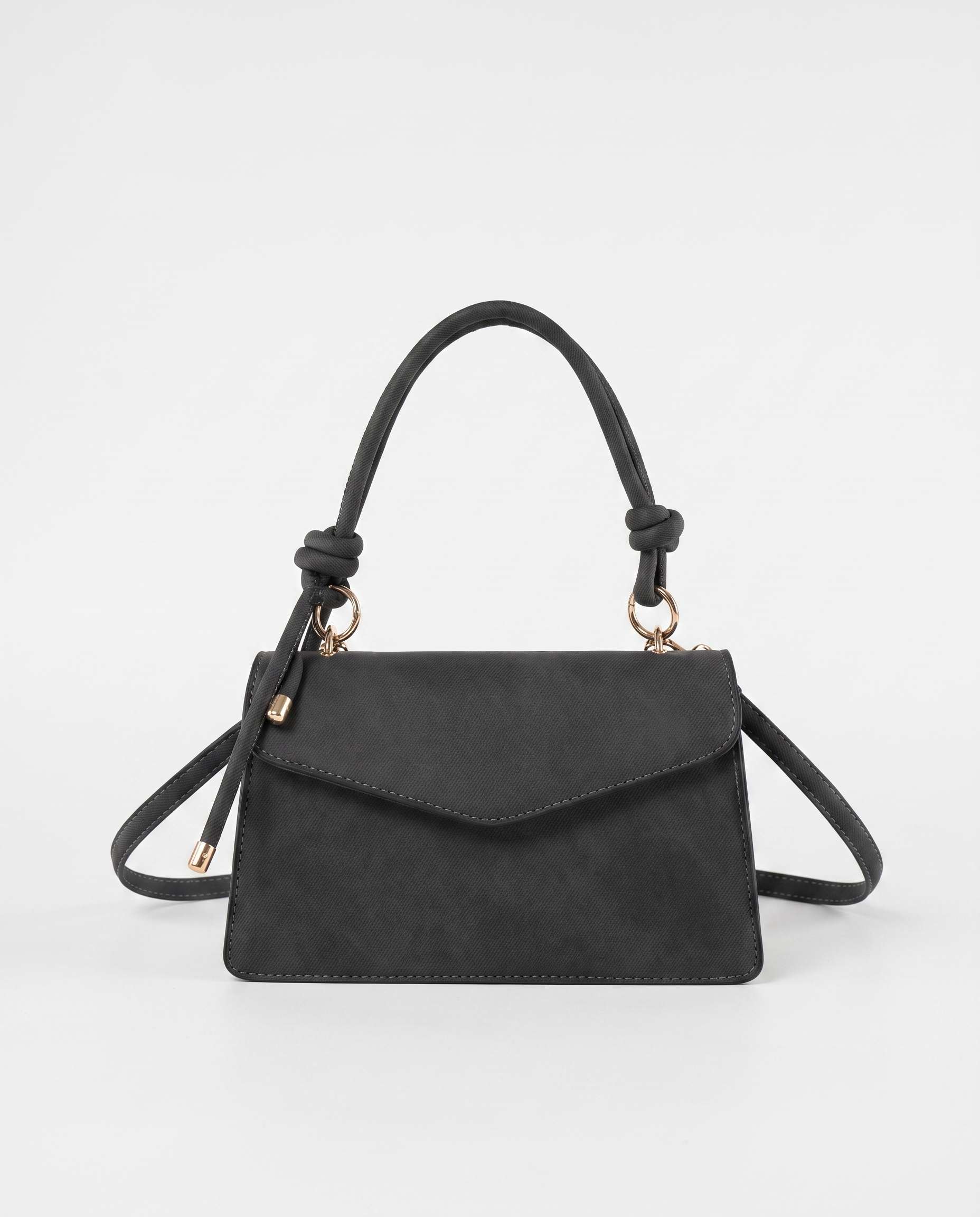 Elsbeth Top Handle Women's Shoulder Bag, Vegan Leather Envelope Bag