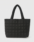 Briony Large Quilted Tote Bag - Black