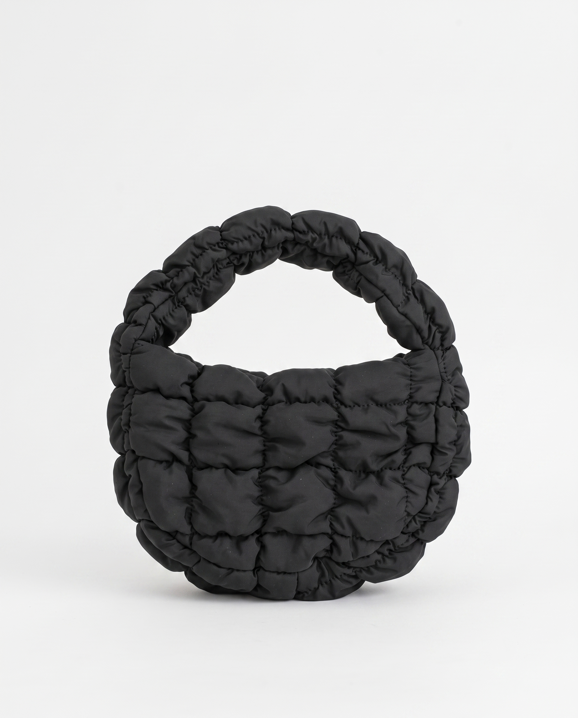 Augusta Quilted Shoulder Bag - Black