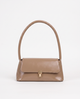 Beatrix Leather Shoulder Handbag - Khaki