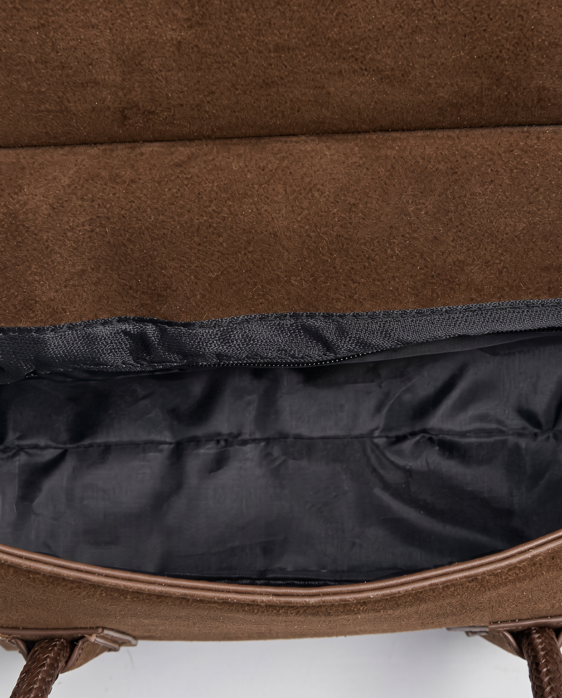 Tabitha Suede Shoulder Tote Bag - Coffee