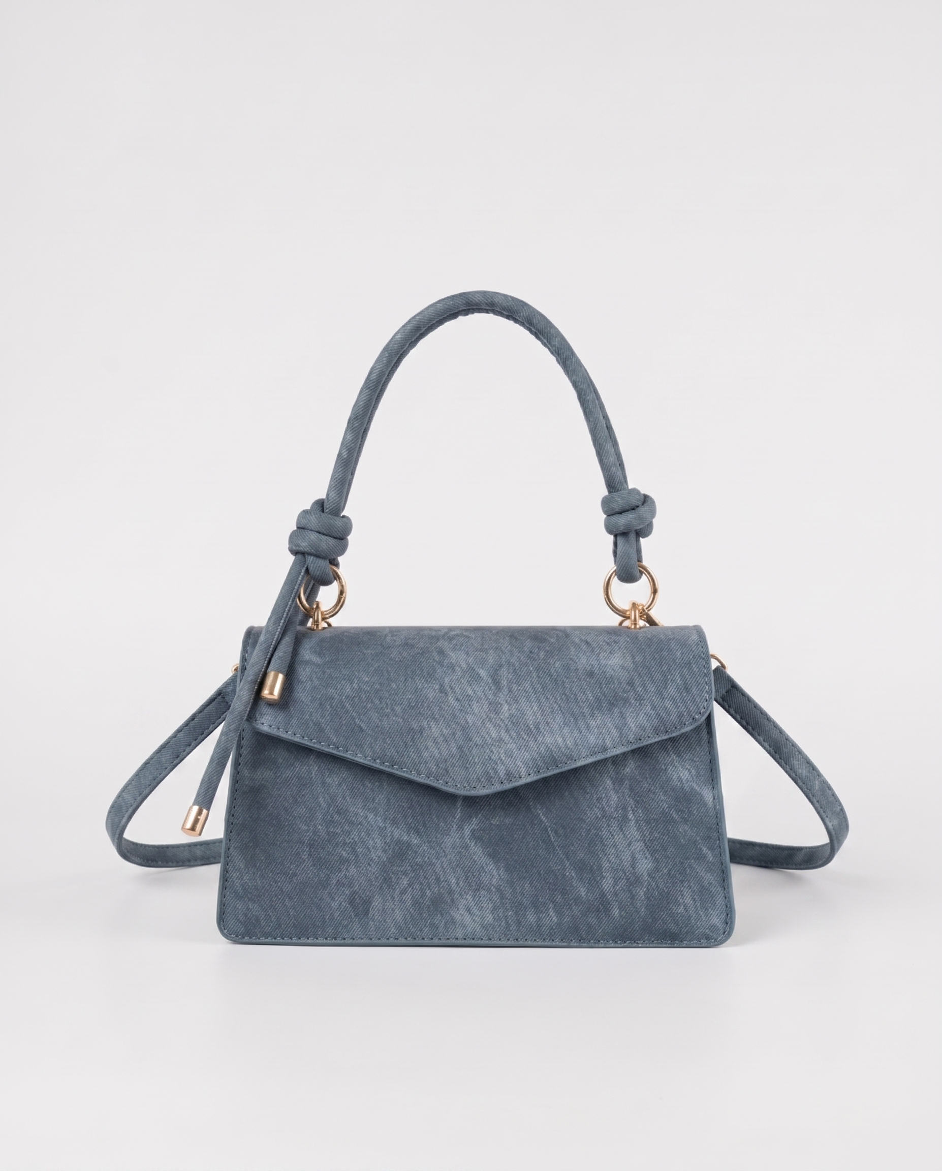 Elsbeth Top Handle Women's Shoulder Bag, Vegan Leather Envelope Bag