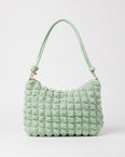 Marguerite Quilted Shoulder Bag - Green
