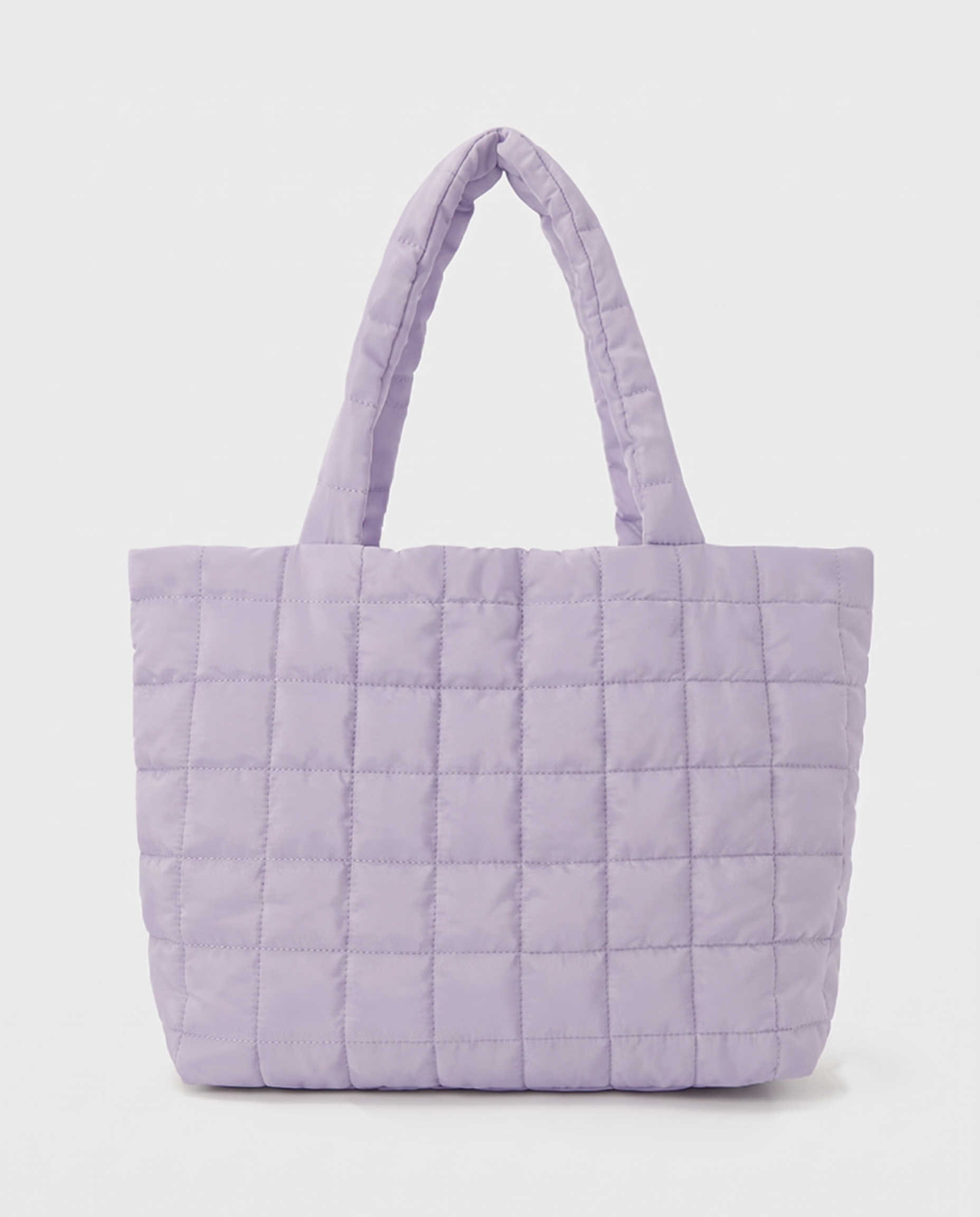 Briony Large Quilted Tote Bag - Purple