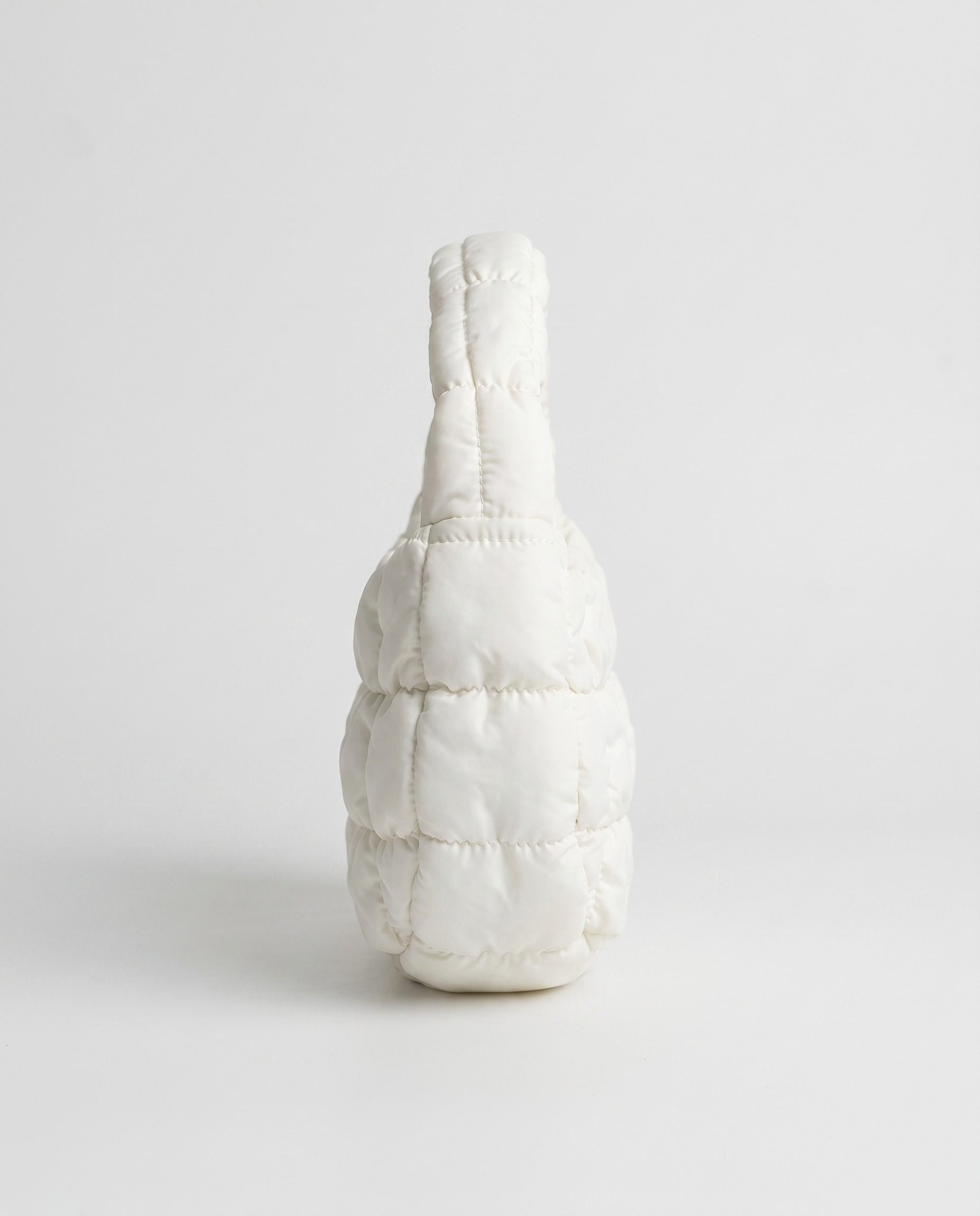 Augusta Quilted Shoulder Bag - White