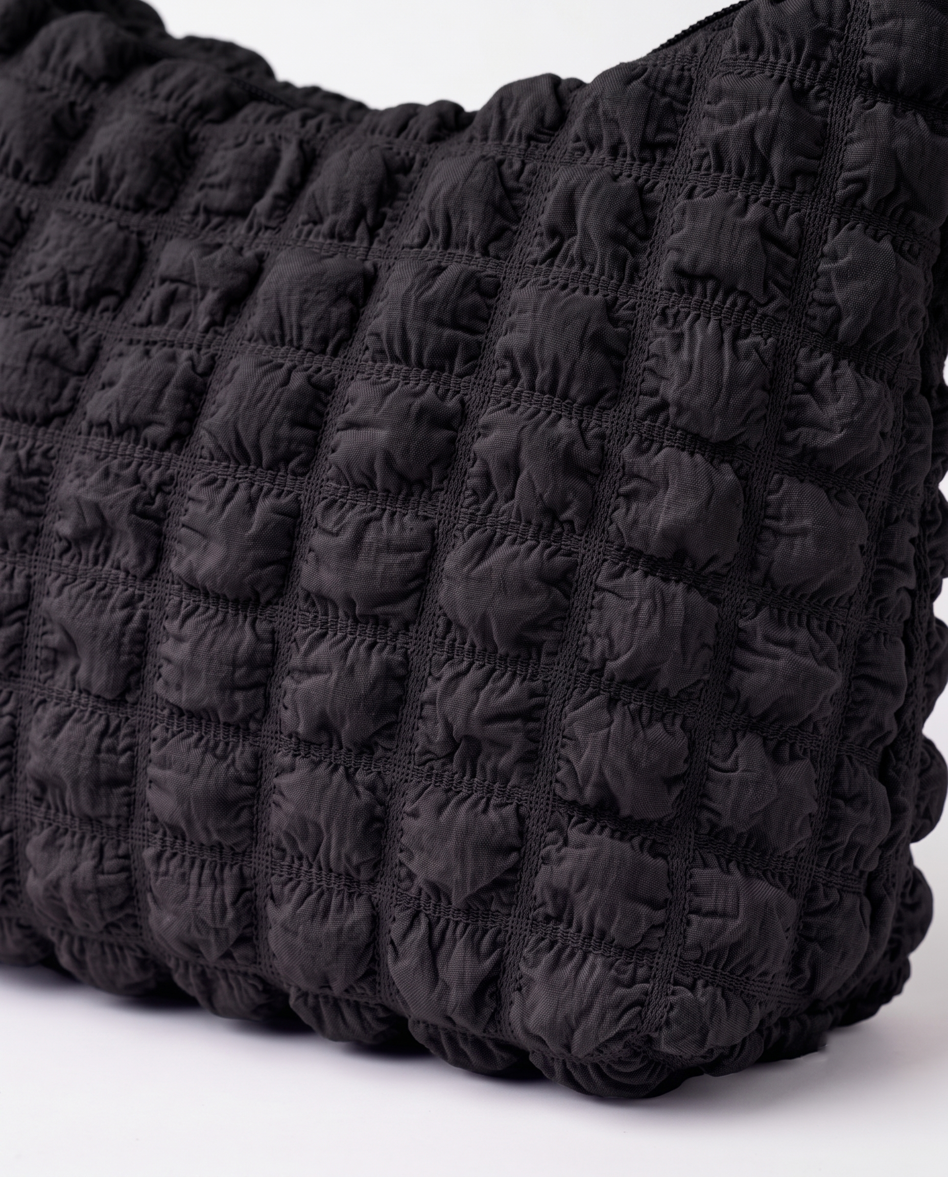 Marguerite Quilted Shoulder Bag - Black