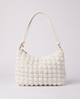 Marguerite Quilted Shoulder Bag - White