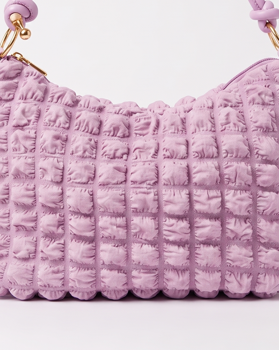 Marguerite Quilted Shoulder Bag - Pink