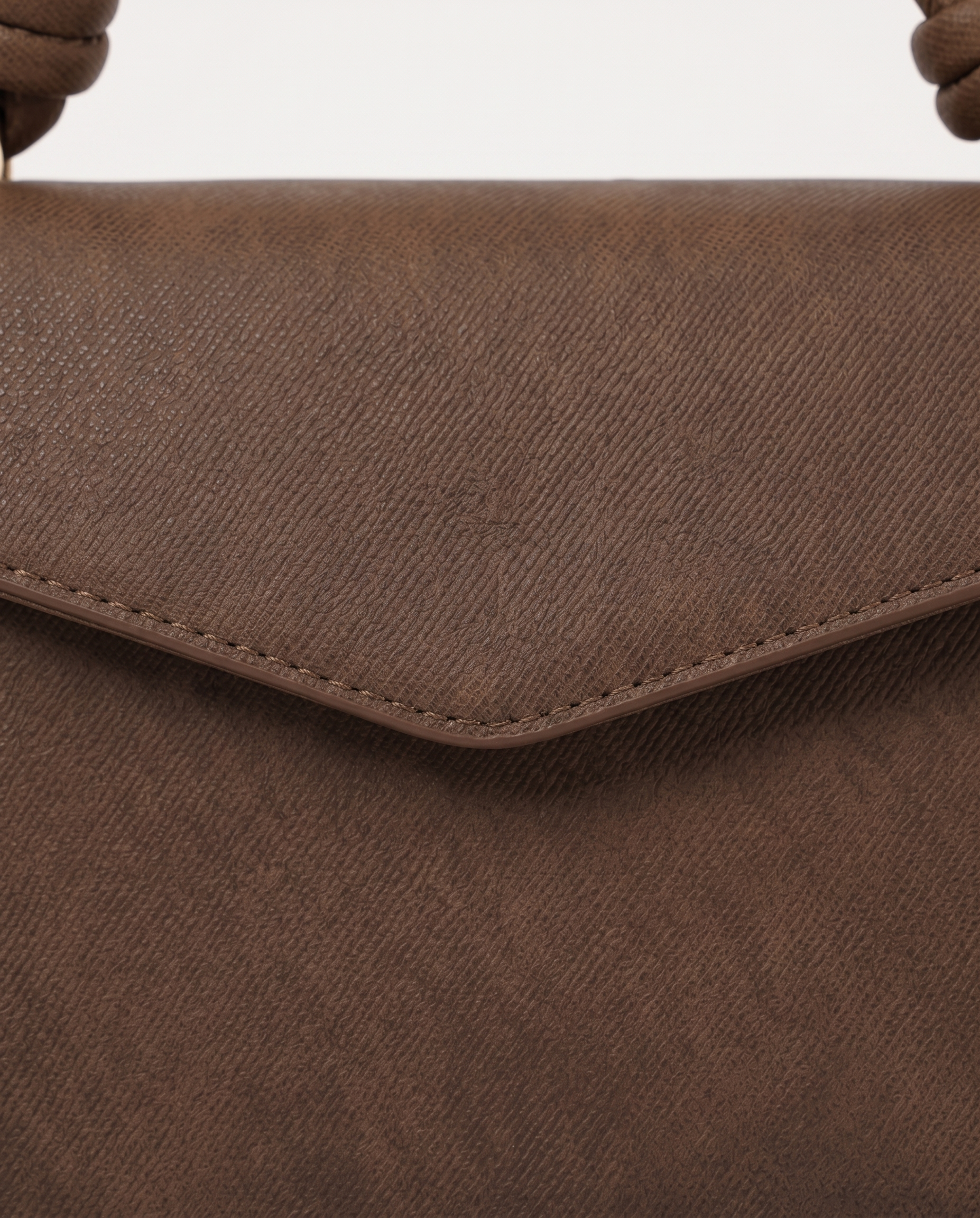 Elsbeth Top Handle Women's Shoulder Bag, Vegan Leather Envelope Bag