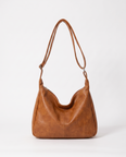Marcella Adjustable Faux Leather Shoulder Bag - Light Brown