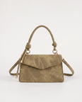 Elsbeth Top Handle Shoulder Bag - Khaki