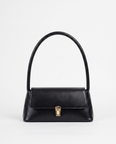 Beatrix Leather Shoulder Handbag - Black