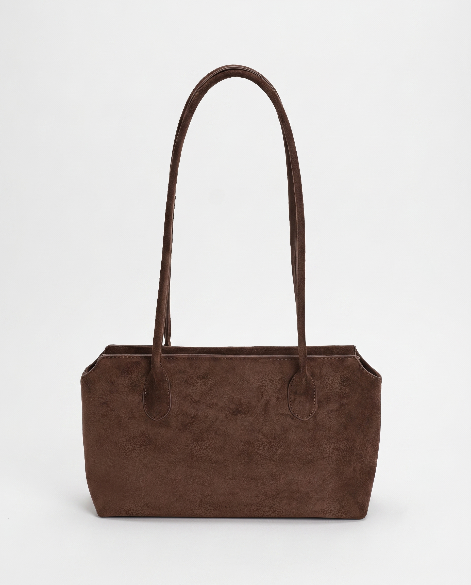 Jemima Suede Tote Bag - Coffee