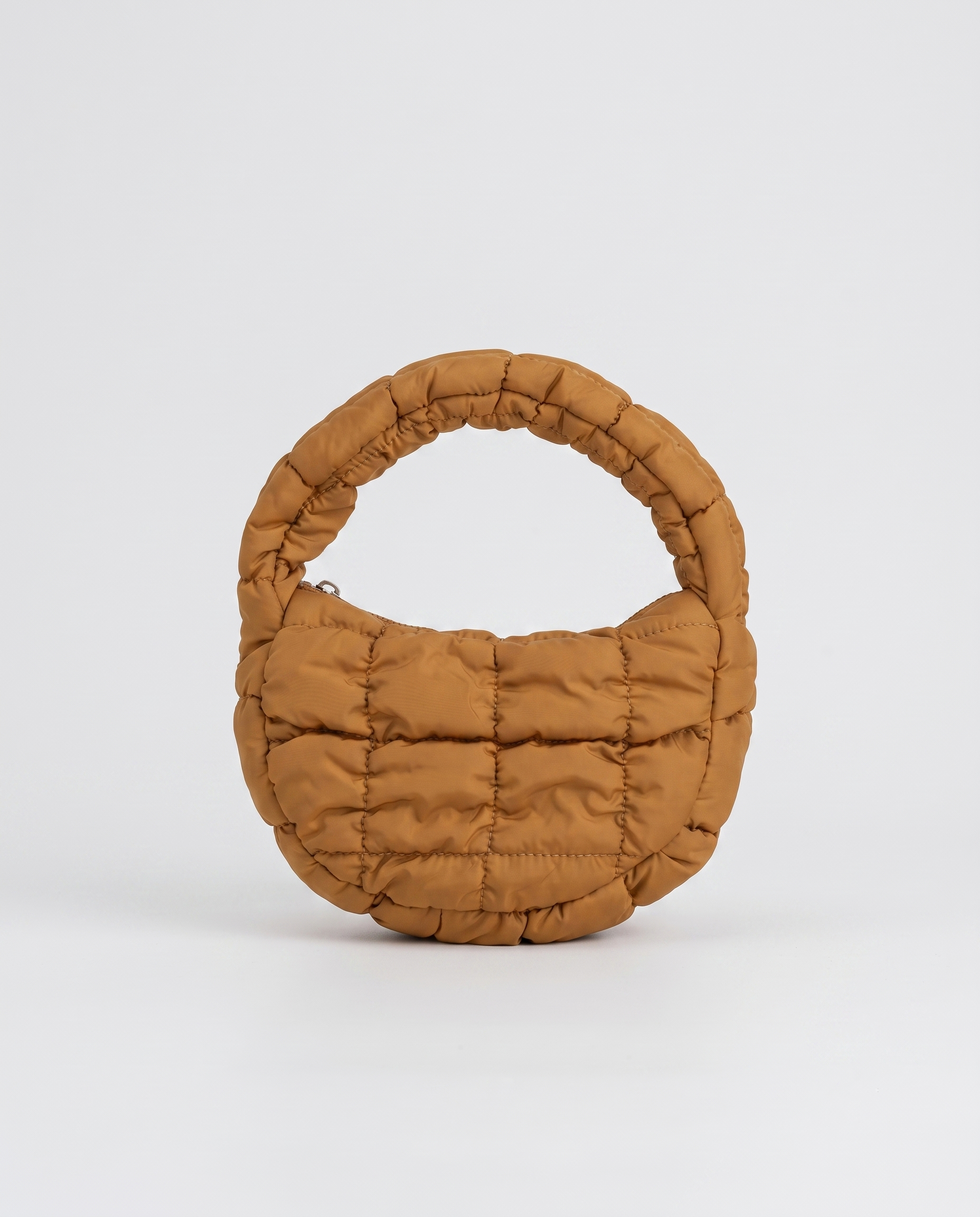 Augusta Quilted Shoulder Bag - Brown