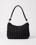 Marguerite Quilted Shoulder Bag - Black