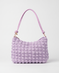 Marguerite Quilted Shoulder Bag - Purple