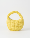 Augusta Quilted Shoulder Bag - Yellow