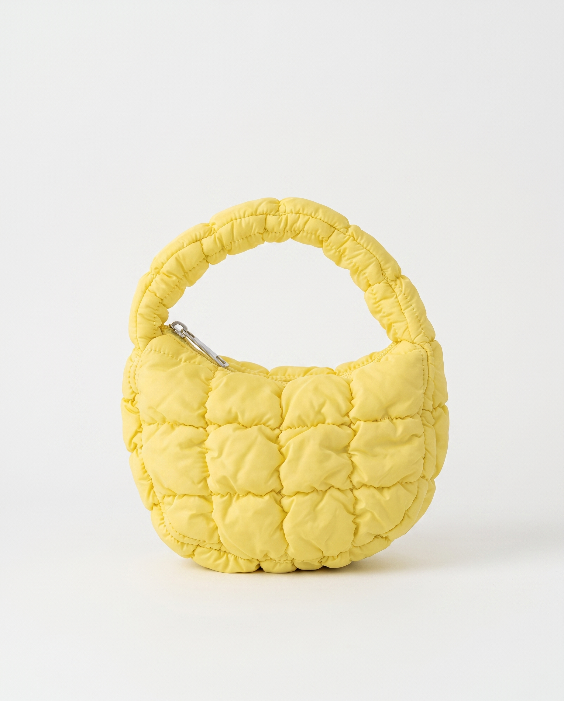Augusta Quilted Shoulder Bag - Yellow