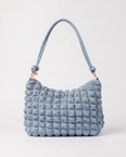 Marguerite Quilted Shoulder Bag - Blue