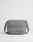 Primella Quilted Crossbody Shoulder Bag - Grey