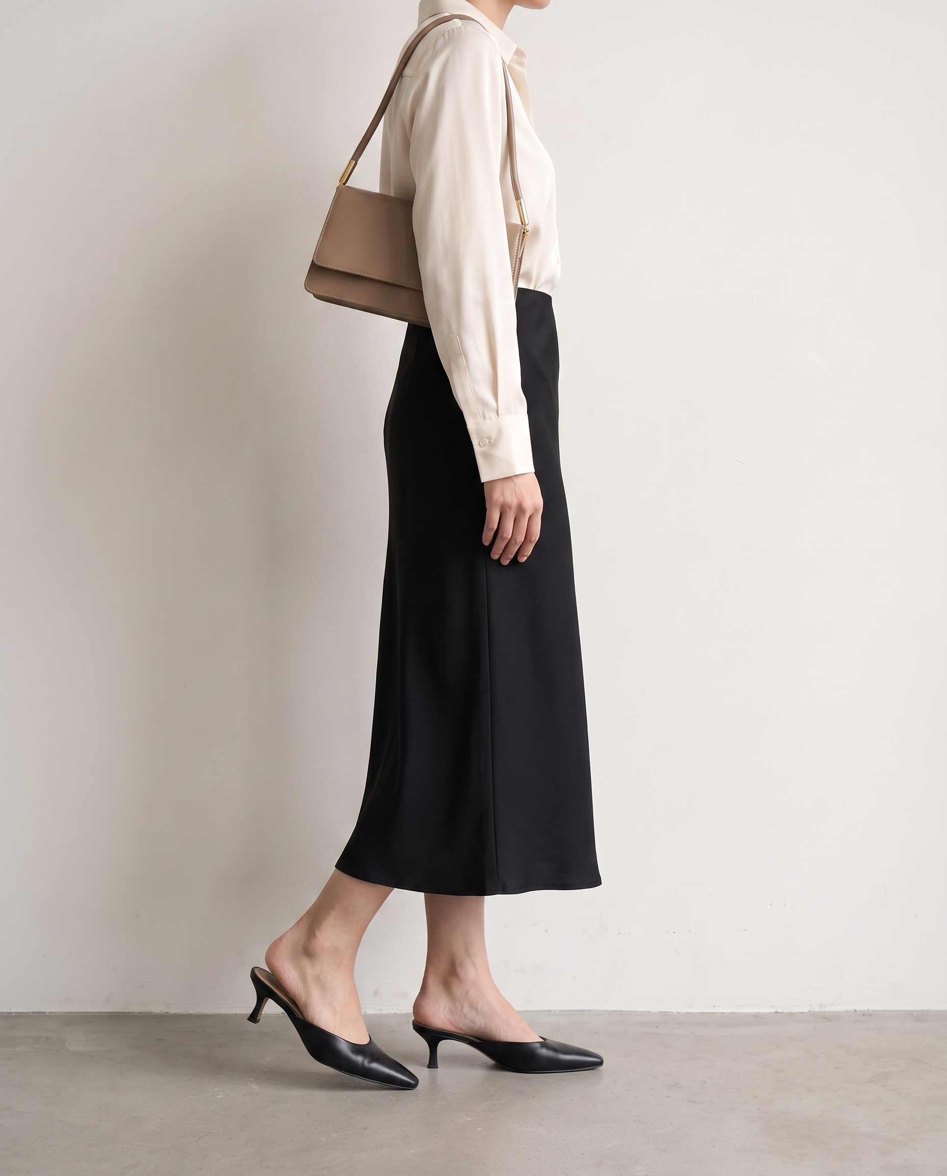 Imogen Minimalist Women's Shoulder Bag, Vegan Leather Everyday Bag