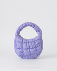 Augusta Quilted Shoulder Bag - Purple
