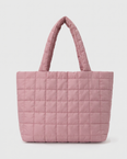 Briony Large Quilted Tote Bag - Pink