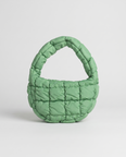 Augusta Quilted Shoulder Bag - Dark Green