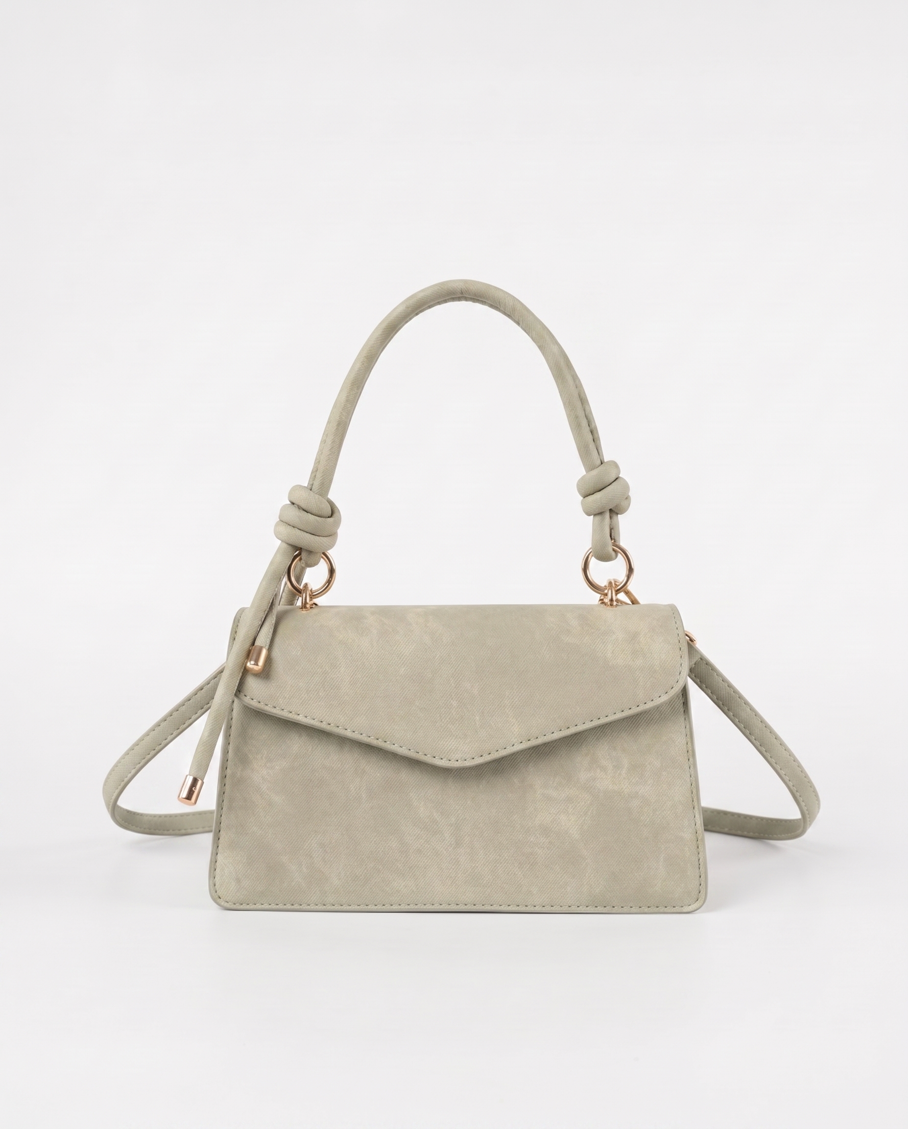 Elsbeth Top Handle Women's Shoulder Bag, Vegan Leather Envelope Bag