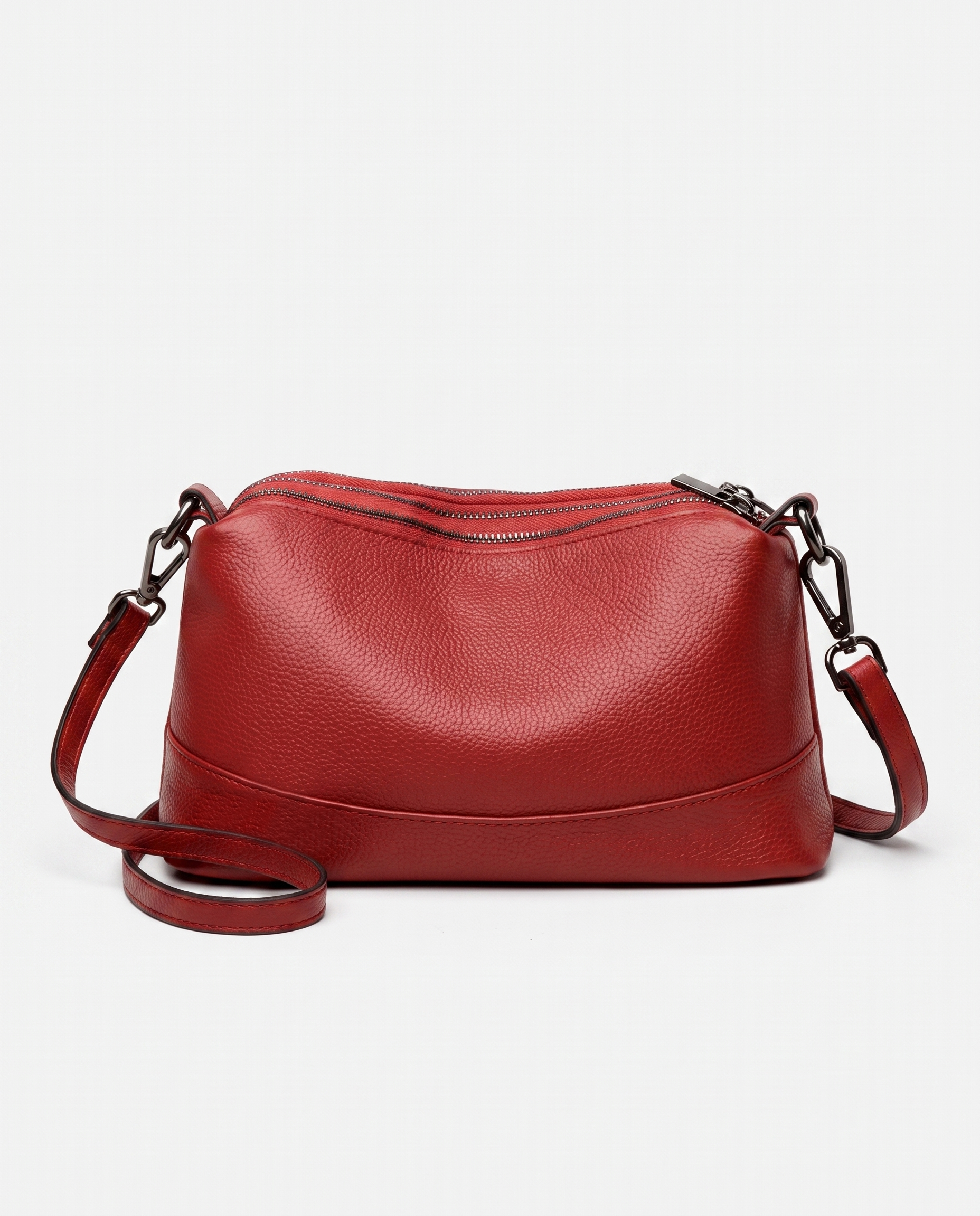 Evangeline Leather Women's Crossbody Bag, Pebbled Shoulder Bag