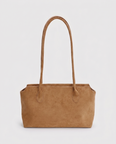 Jemima Suede Tote Bag - Yellow Brown