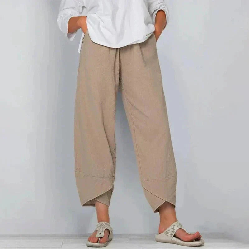 Kaorina Wide Leg Casual Summer Trousers