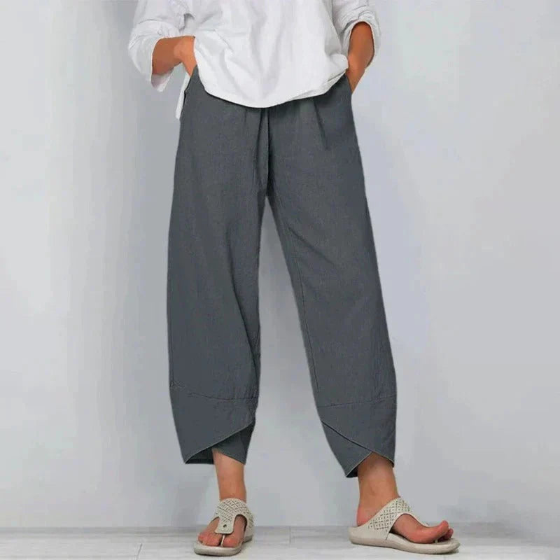 Kaorina Wide Leg Casual Summer Trousers