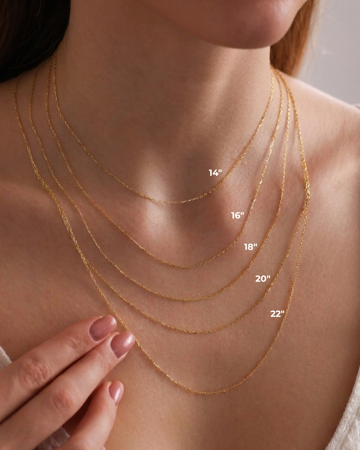 Wren Women's Gold-Tone Personalized Name Necklace, Cursive Script Necklace
