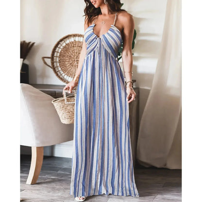 Sienna Crinkle Tie Maxi Dress