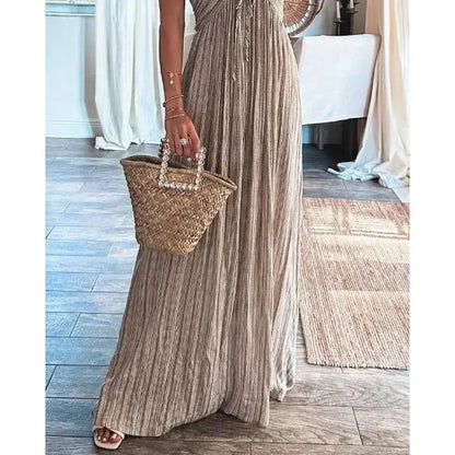 Sienna Crinkle Tie Maxi Dress